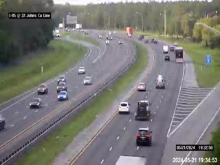 Traffic Cam I-95 at St Johns County Rest Area Player