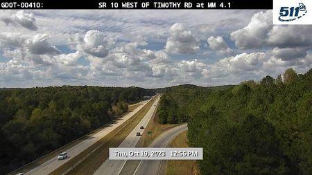 Traffic Cam Athens-Clarke County Unified Government: GDOT-CCTV-SR10-00410-CW-01--1 Player