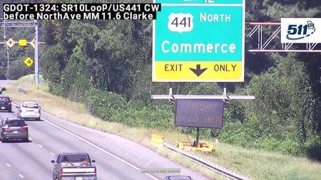 Traffic Cam Athens-Clarke County Unified Government: GDOT-CCTV-SR10-01156-CW-01--1 Player