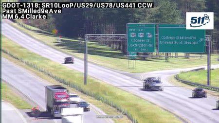 Traffic Cam Athens-Clarke County Unified Government: GDOT-CCTV-SR10-00650-CCW-01--1 Player