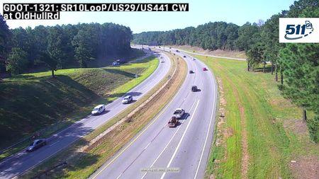 Traffic Cam Athens-Clarke County Unified Government: GDOT-CCTV-SR10-01000-CW-01--1 Player
