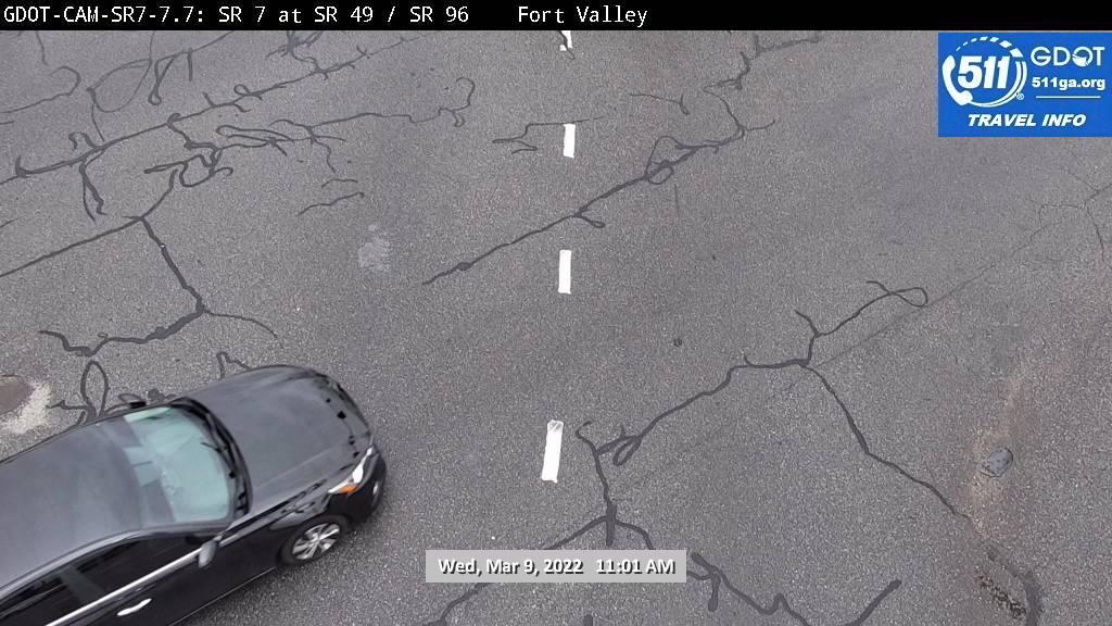 Fort Valley: GDOT-CAM-SR-. Traffic Camera