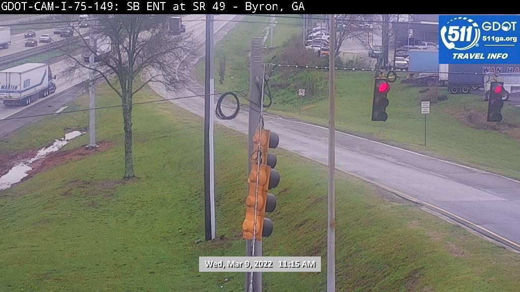 Traffic Cam Byron: GDOT-CAM-I-75 - 149 ST @ SR 49 Player