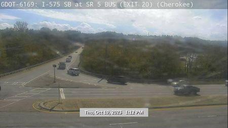 Canton: GDOT-CAM-I-575-20--1 Traffic Camera