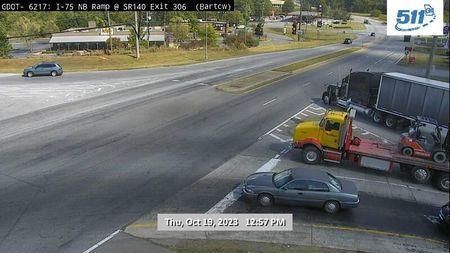Adairsville: GDOT-CAM-I-75-305.65--1 Traffic Camera