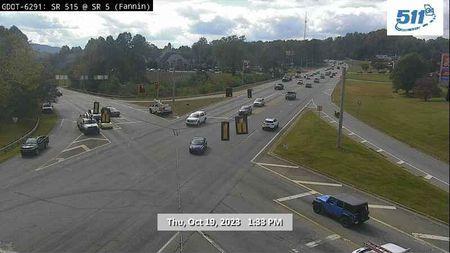 Blue Ridge: GDOT-CAM-SR515-4.15--1 Traffic Camera