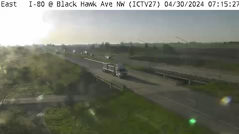 IC - I-80 @ Black Hawk Ave NW (27) Traffic Camera