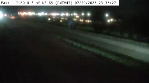 DM - I-80 @ East of US 65 (47) Traffic Camera