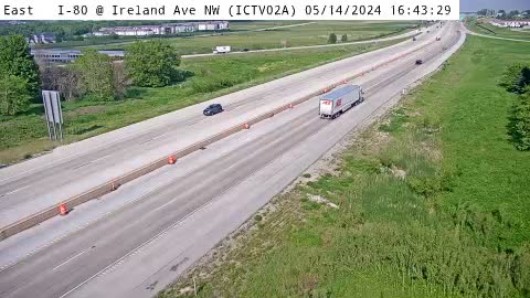 Traffic Cam IC - I-80 @ Ireland Ave NW (02A) Player