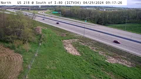 IC - US 218 @ South of I-80 (34) Traffic Camera