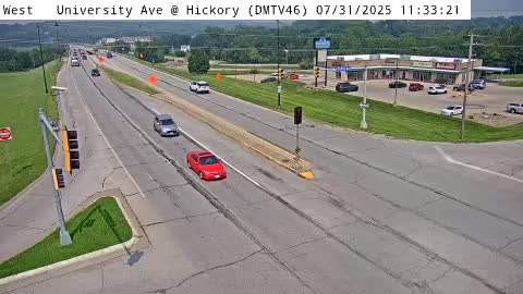 DM - IA 163-University Ave @ Hickory (46) Traffic Camera