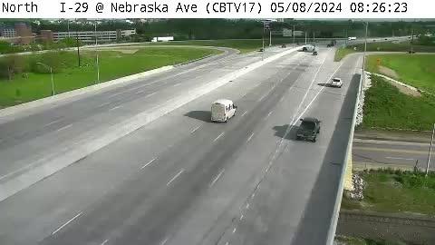 Council Bluffs: CB - I-29 @ Nebraska Avenue (17) Traffic Camera