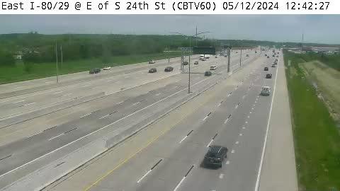 Traffic Cam Bluff Acres Mobile Home Park: CB - I-80/29 @ East of S 24th St (60) Player