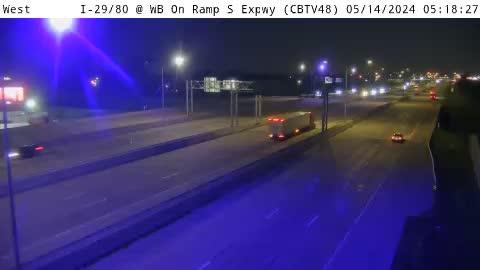 Traffic Cam Council Bluffs: CB - I-29/80 @ WB On Ramp S Expressway (48) Player