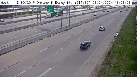 Traffic Cam Council Bluffs: CB - I-80/29 @ On Ramp S Expressway St (59) Player