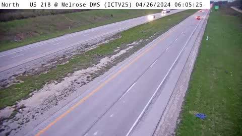 Traffic Cam Iowa City: IC - US 218 @ Melrose DMS (25) Player