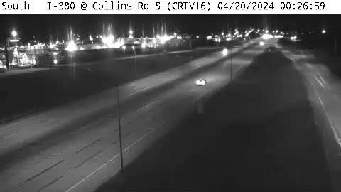 Cedar Rapids: CR - I-380 @ Collins Rd- South (16) Traffic Camera