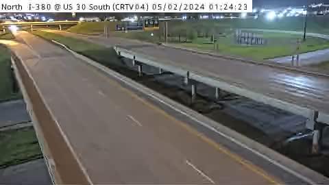 Cedar Rapids: CR - I-380 @ US 30 South (04) Traffic Camera