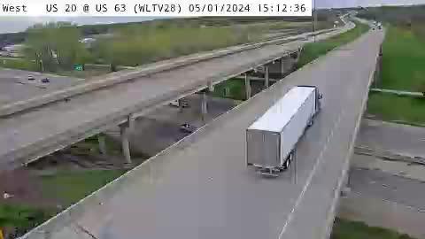 Waterloo: WL - US 20 @ US 63 (28) Traffic Camera
