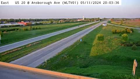 Waterloo: WL - US 20 @ Ansborough (01) Traffic Camera