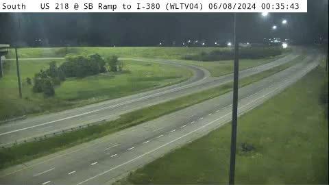 Waterloo: WL - US 218 @ SB Ramp to I-380 SB (04) Traffic Camera