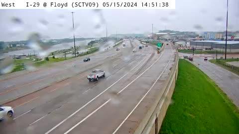 Sioux City: SC - I-29 @ Floyd (09) Traffic Camera