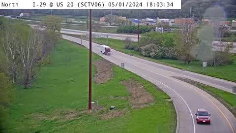 Sioux City: SC - I-29 @ US 20 (06) Traffic Camera