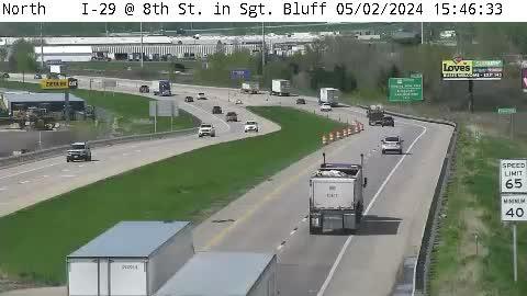 Traffic Cam Sergeant Bluff: SC - I-29 @ 8th St in Player