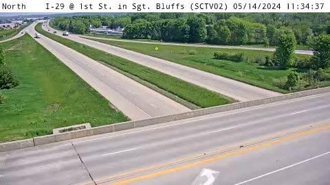 Traffic Cam Sergeant Bluff: SC - I-29 @ 1st St in Player