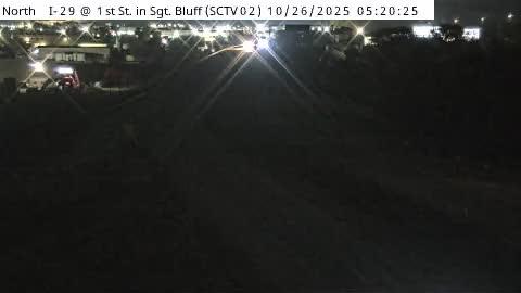Traffic Cam Sergeant Bluff: SC - I-29 @ 1st St in Player