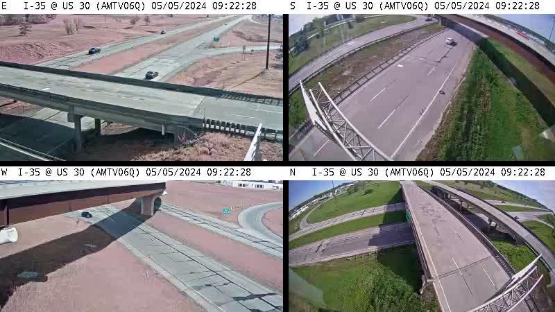 Ames: AM - I-35 @ US 30 (06Q) Traffic Camera