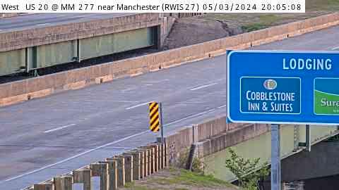 Manchester: R27: US 20 West Zoom Traffic Camera