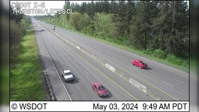 Grand Mound: I-5 at MP 87.4: Thurston/Lewis County Line Traffic Camera