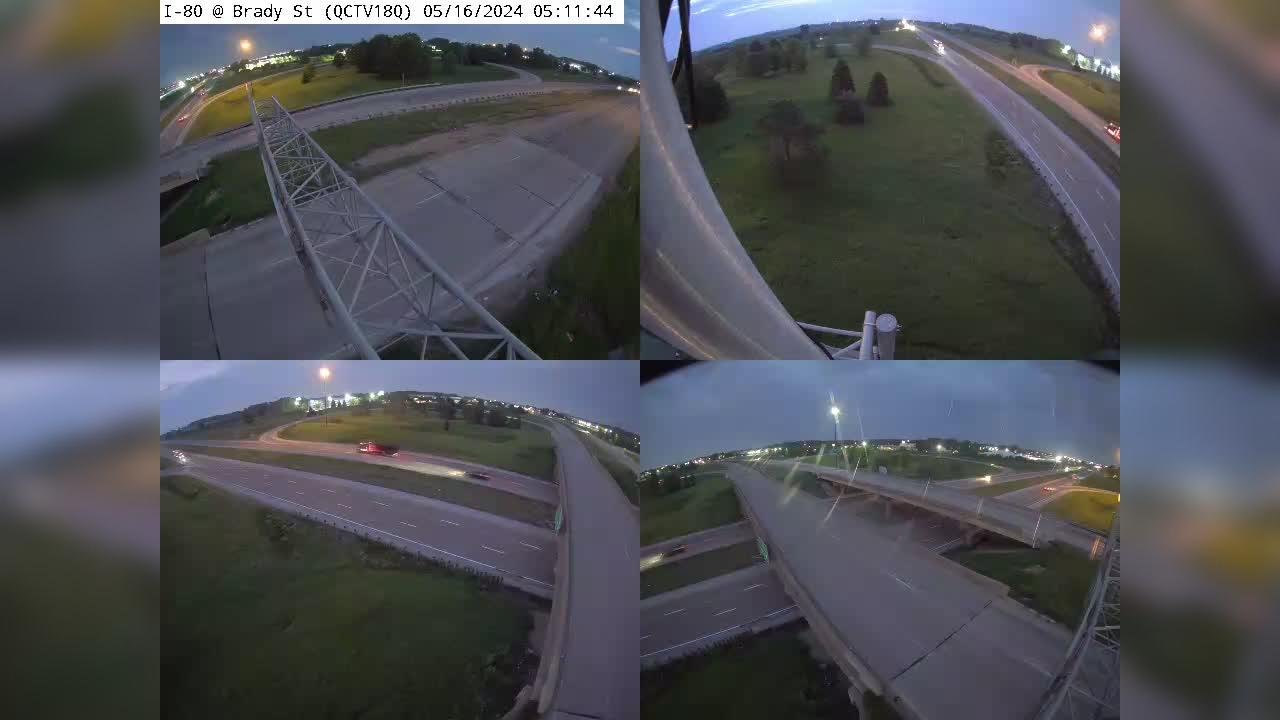 Davenport: QC - I-80 @ MM 295.6 (18Q) Traffic Camera