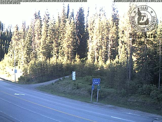 US 12: Lolo Pass Traffic Camera