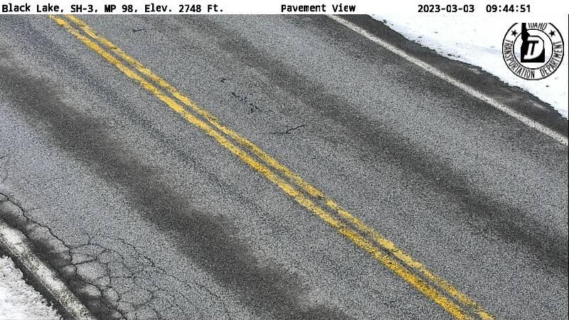 Harrison: SH 3: Black Lake: Pavement Traffic Camera