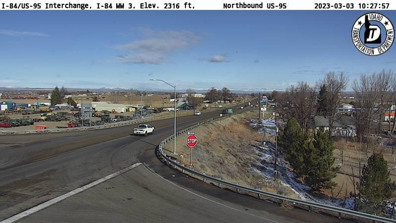 Fruitland › North: I-84: I-84/US-95: North Traffic Camera
