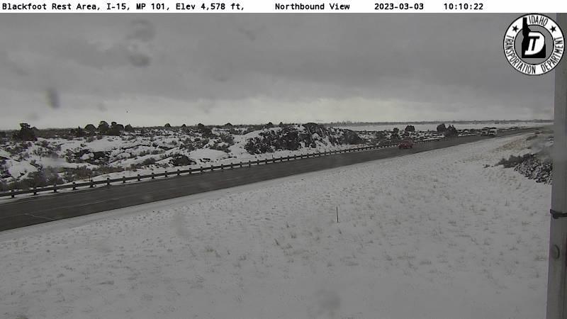 Traffic Cam Firth › North: I-15: Blackfoot Rest Area: North Player
