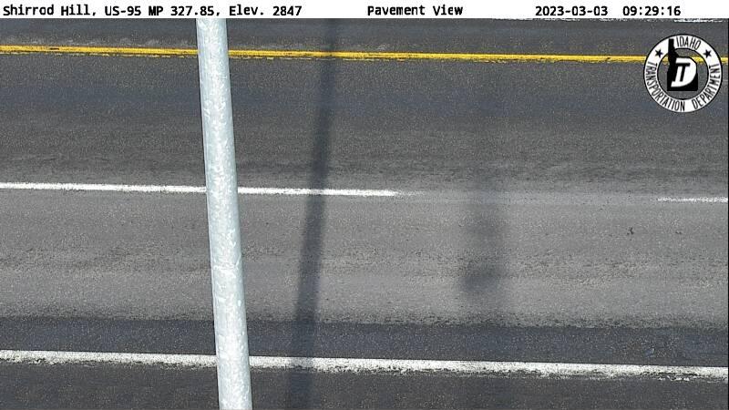 Genesee: US 95: Shirrod Hill: Pavement Traffic Camera