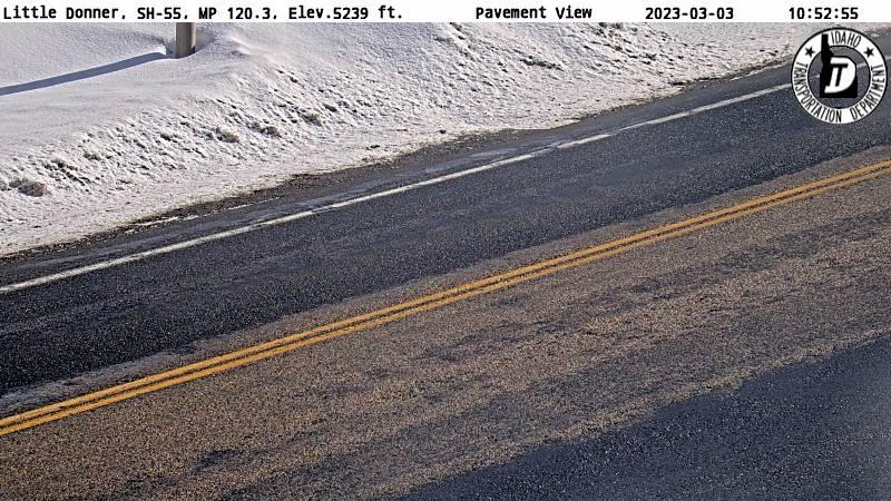 Cascade: SH 55: Little Donner: Pavement Traffic Camera