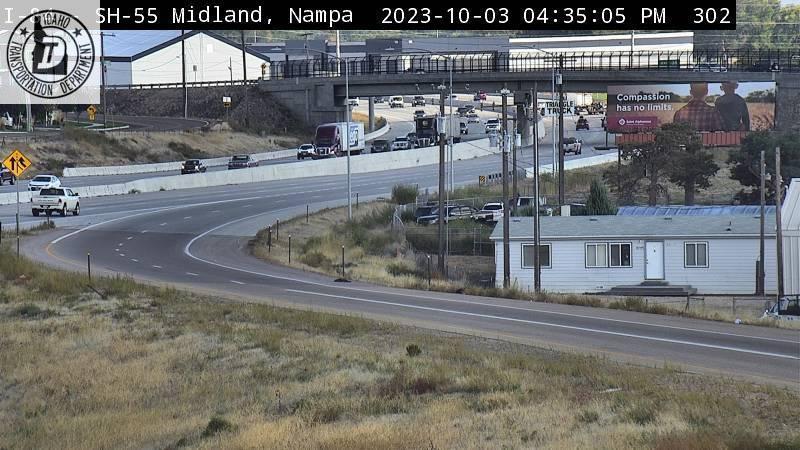 Traffic Cam Nampa: I-84: SH-55 Midland: SH-55 Midland Player