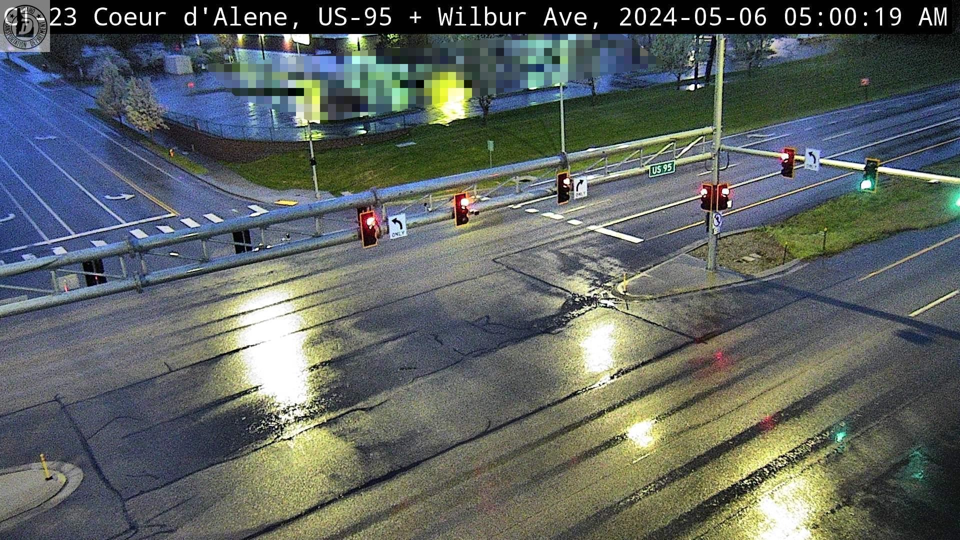 Traffic Cam Coeur d'Alene: US 95: Wilbur: Northbound Player