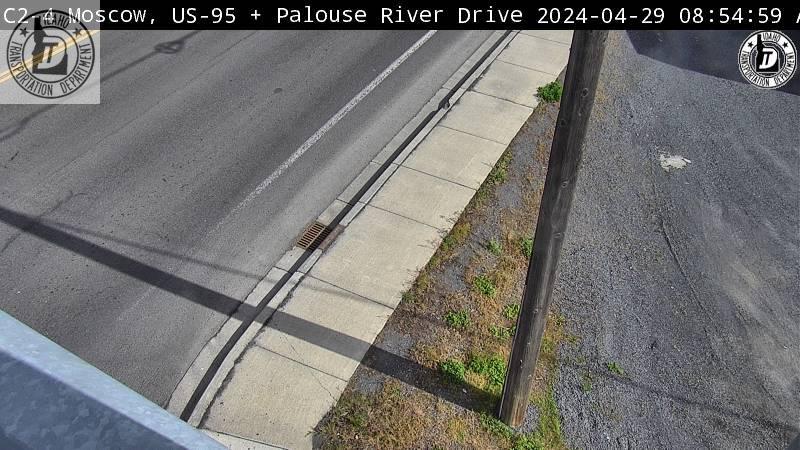 US 95: Palouse River Traffic Camera