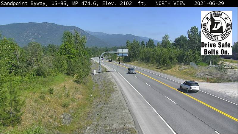 US 95: Sandpoint Traffic Camera