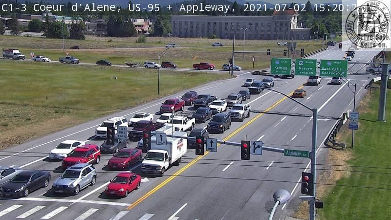 Traffic Cam Coeur d'Alene: Appleway Player
