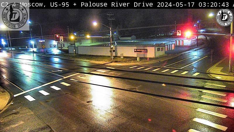 Traffic Cam Moscow: US 95: Palouse River Player