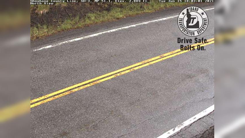Clarkia: Shoshone County Line Traffic Camera