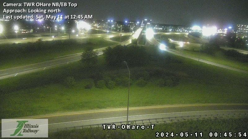I-90 at I-294 (O'Hare) - N Traffic Camera