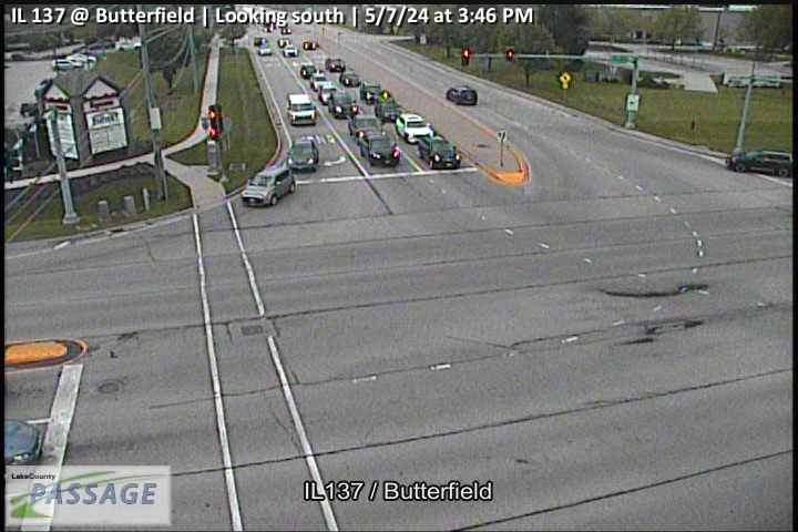 IL 137 at Butterfield - S Traffic Camera