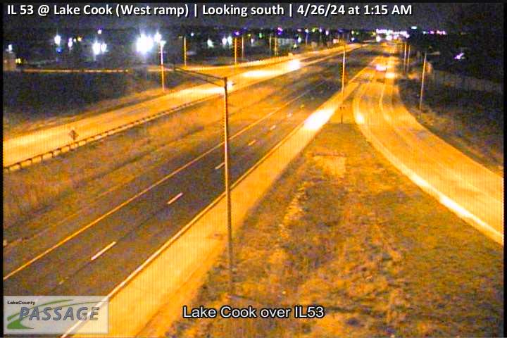 Traffic Cam IL 53 at Lake Cook (West ramp) - S Player